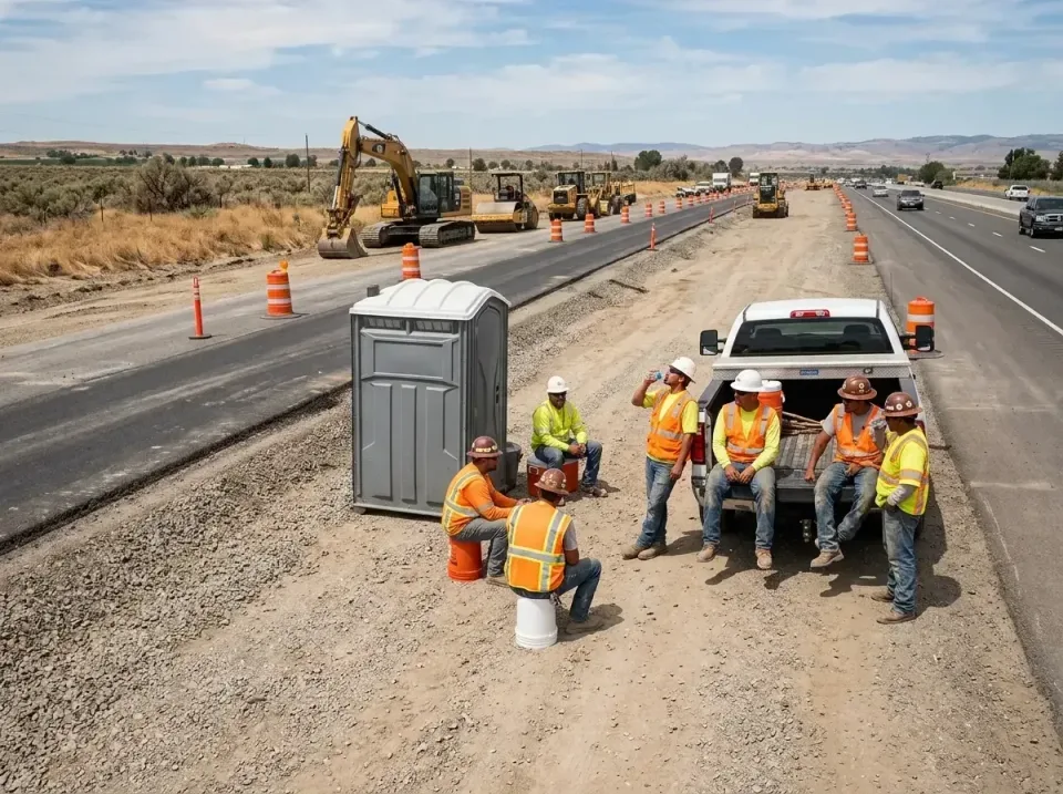highway-road-construction-crew-007 — frequently asked questions, Porta Potty and Restroom Rentals in Newport East, RI